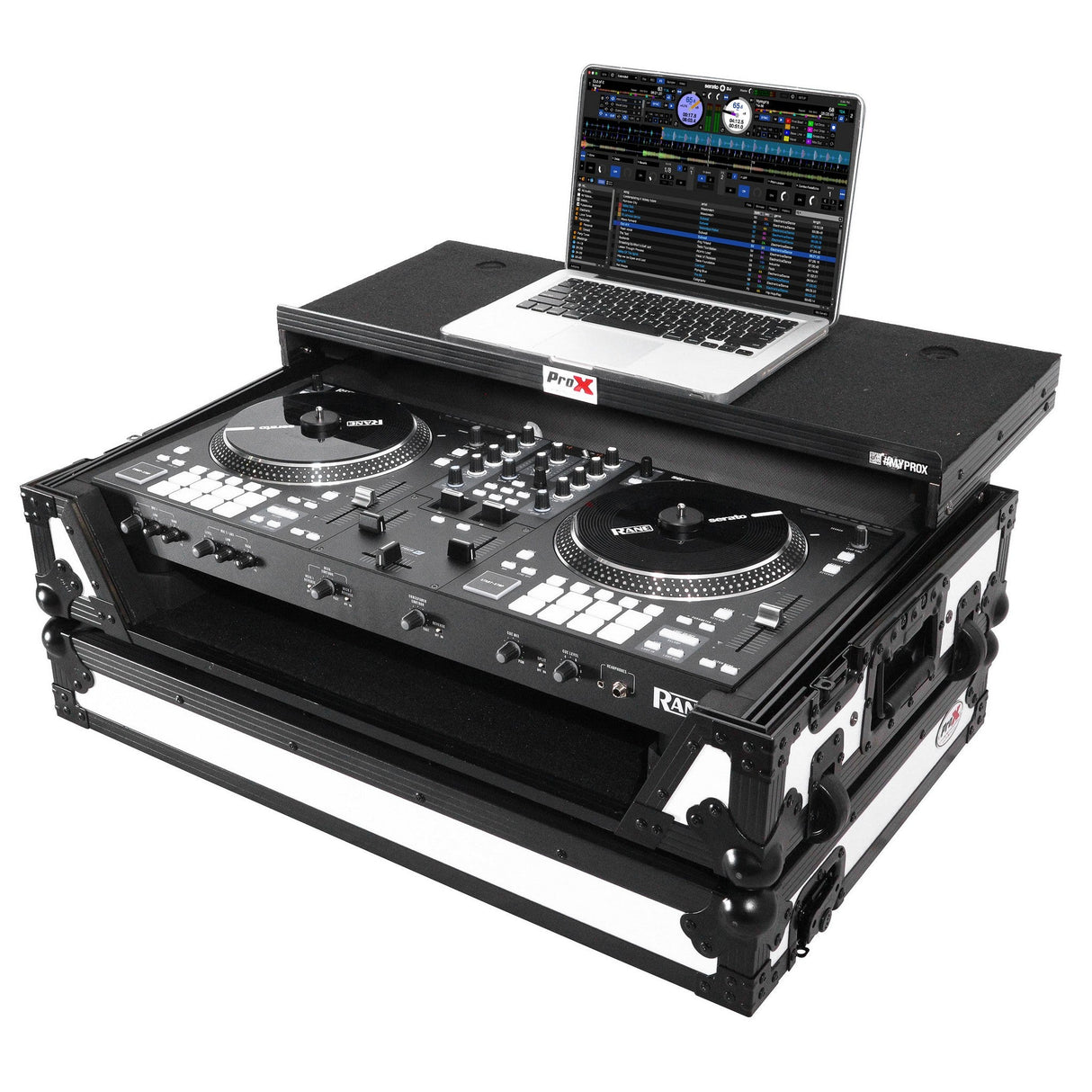 ProX XS-RANEONE Case for RANE One DJ Controller Limited Edition - White/Black