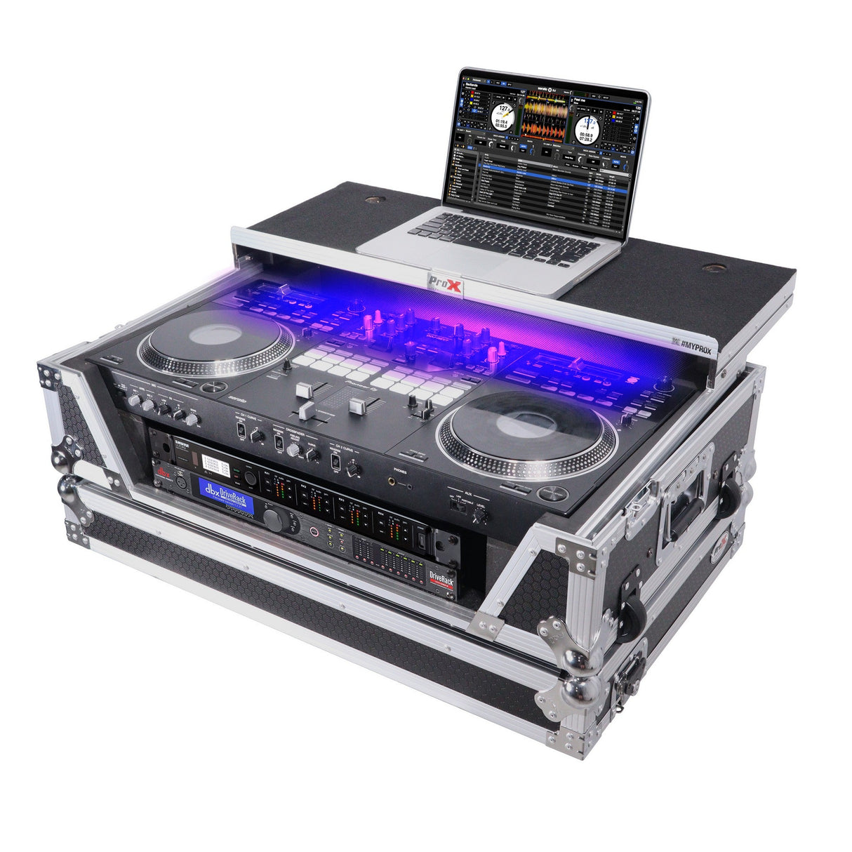 ProX XS-REV71K2U Case for Pioneer DJ DDJ-REV7 DDJ-1000 SRT DJ Controller - Silver