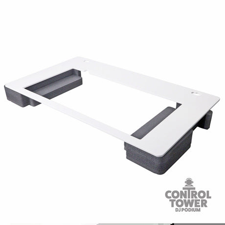 ProX XZF-DJ Plate Replacement for Control Tower DJ Podium - Pioneer DJ Opus Quad / White