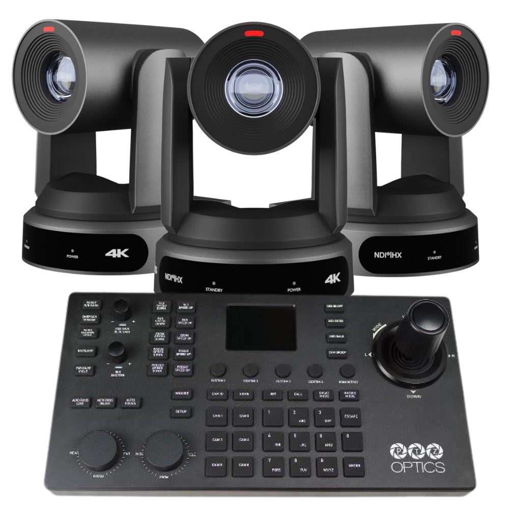 PTZOptics PT30X4K Producer Kit 30X 4K PTZ Camera Bundle with Joystick