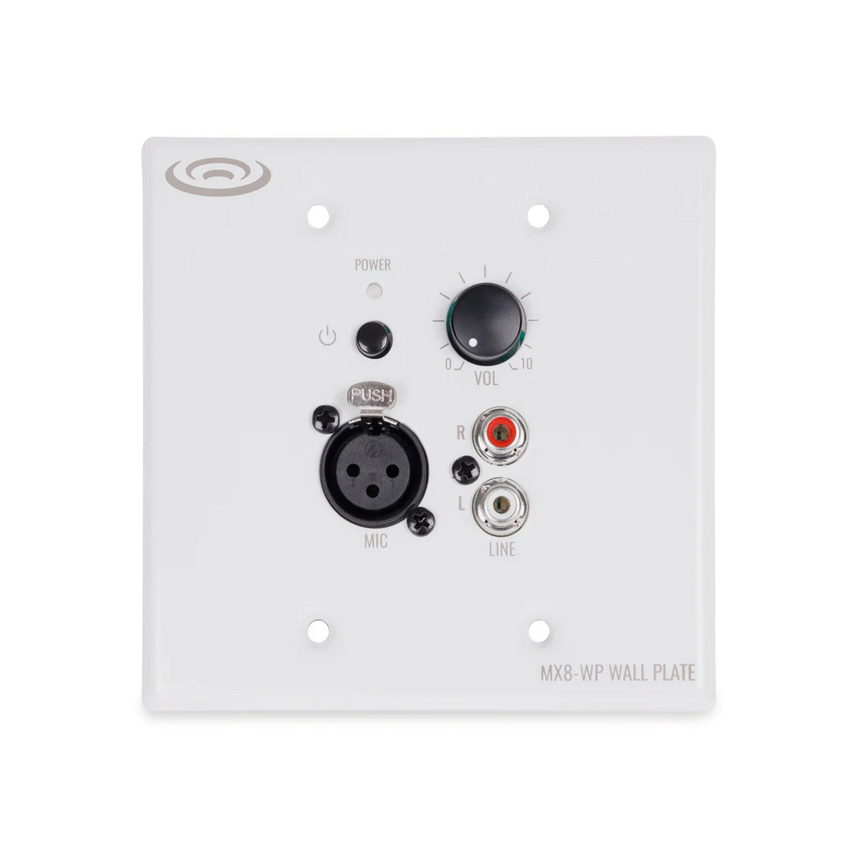 Pure Resonance Audio MX8-WP 2-Input Wall Plate with Volume Control