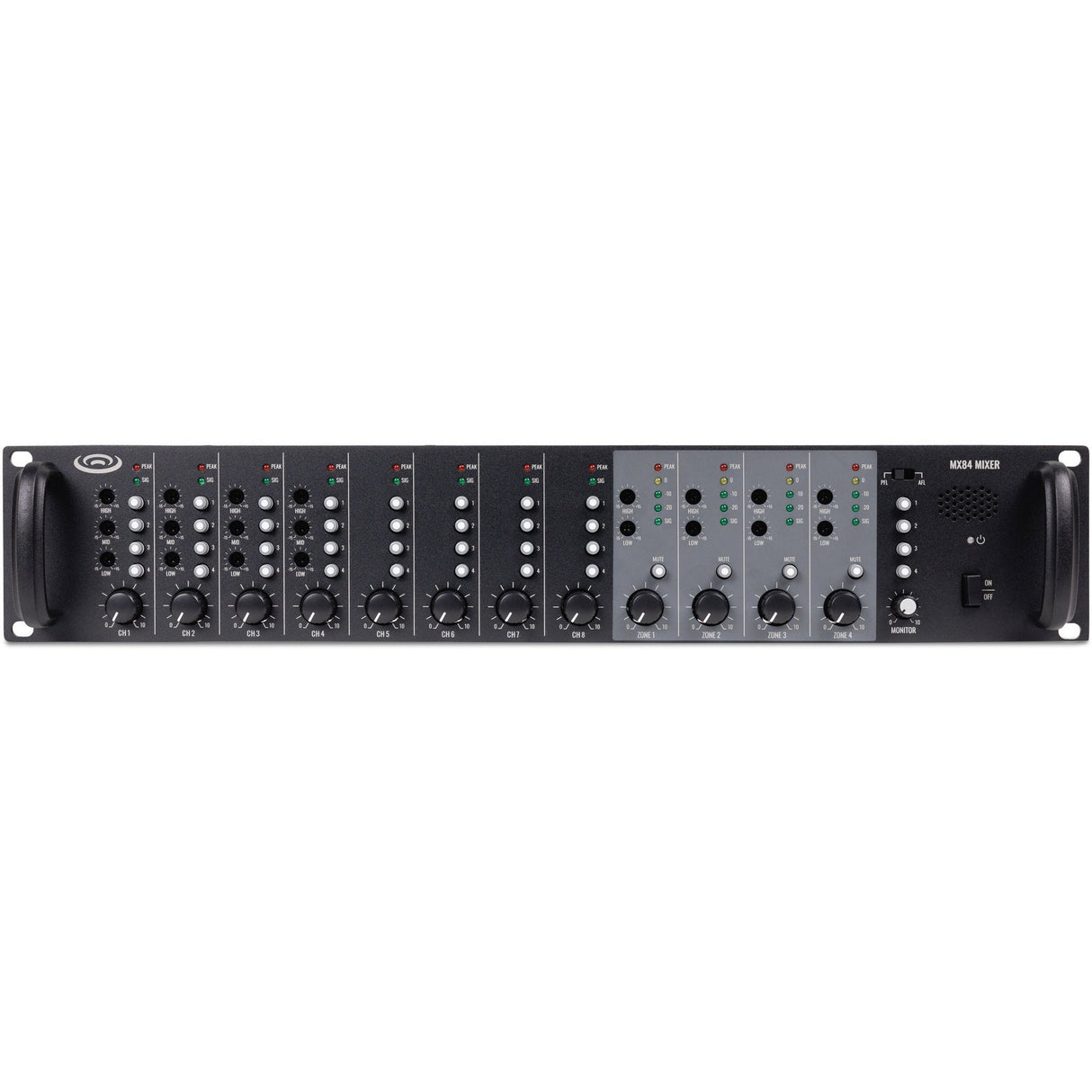Pure Resonance Audio MX84 8-Channel Rack Mount Microphone Line Mixer