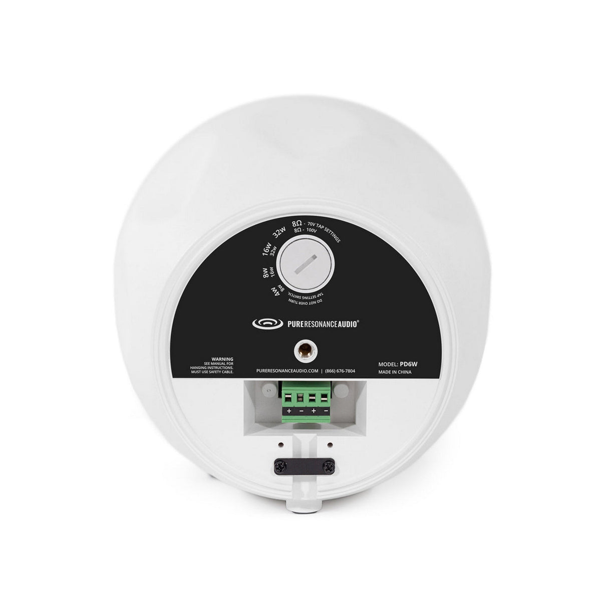 Pure Resonance Audio PD6 Series 6.5-Inch Pendant-Mount Speaker