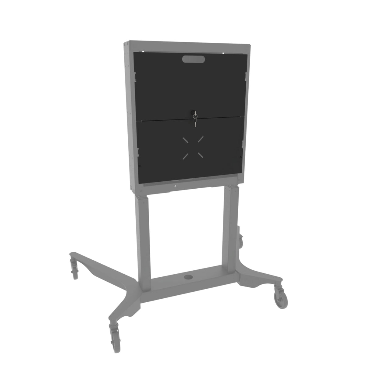 QOMO QBB481A92 Lockable Rear Cover for eBox II Mobile Stand