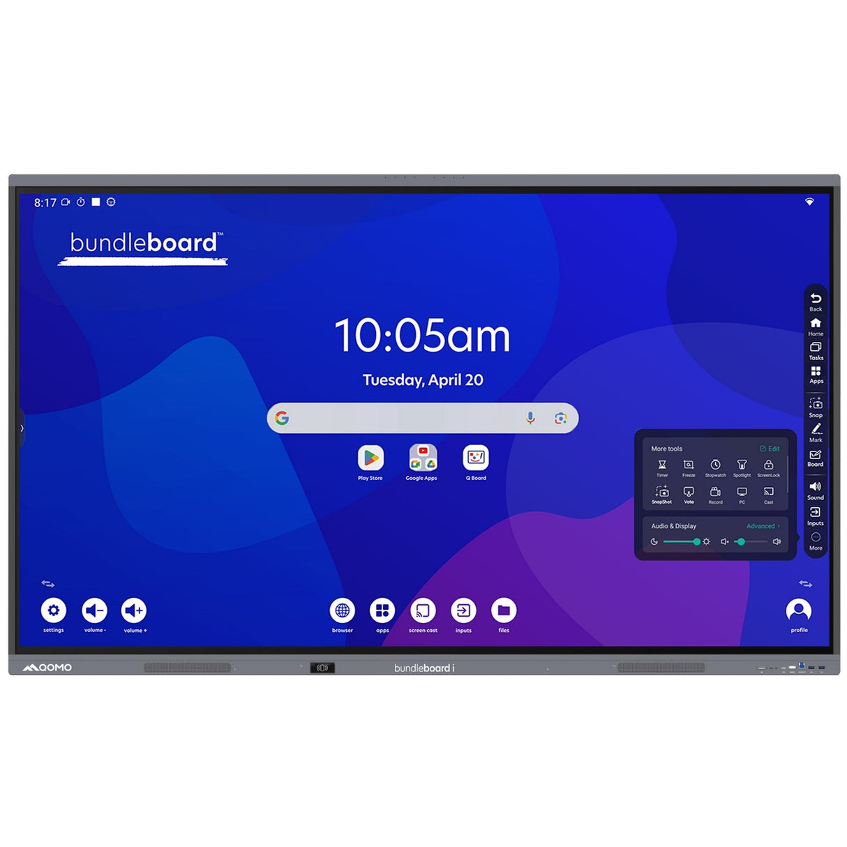 QOMO BundleBoard I Google EDLA Certified Interactive 4K Display