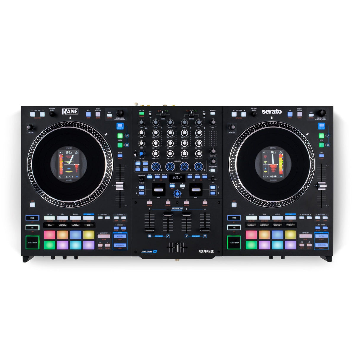 Rane PERFORMER 4-Channel Motorized DJ Controller for Serato DJ Pro