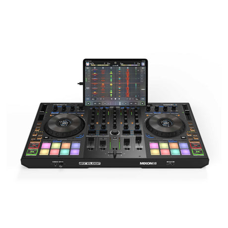 Reloop Mixon 8 Pro 4-Channel Professional Hybrid DJ Controller for Serato DJ Pro