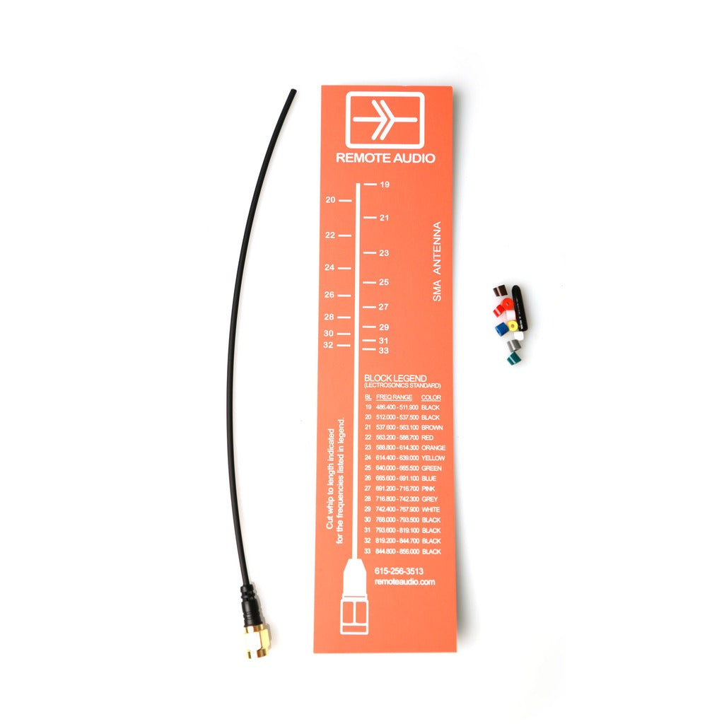 Remote Audio ANSMAP-F Ultra Flexible SMA Antenna Kit for Lectrosonics/Zaxcom