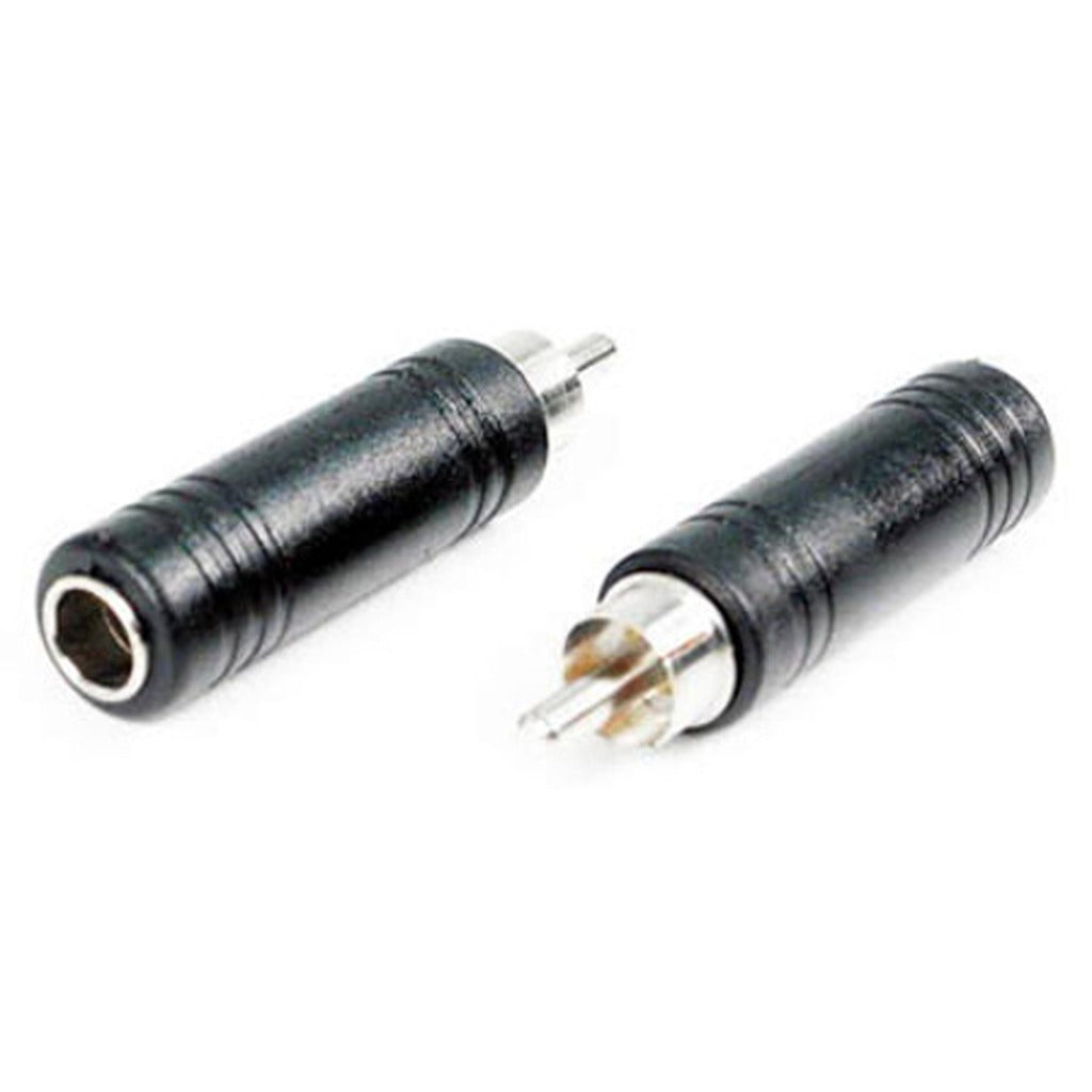 Remote Audio APP07 Set Link 1/4in TS Jack to RCA Phono Plug Barrel Adapter