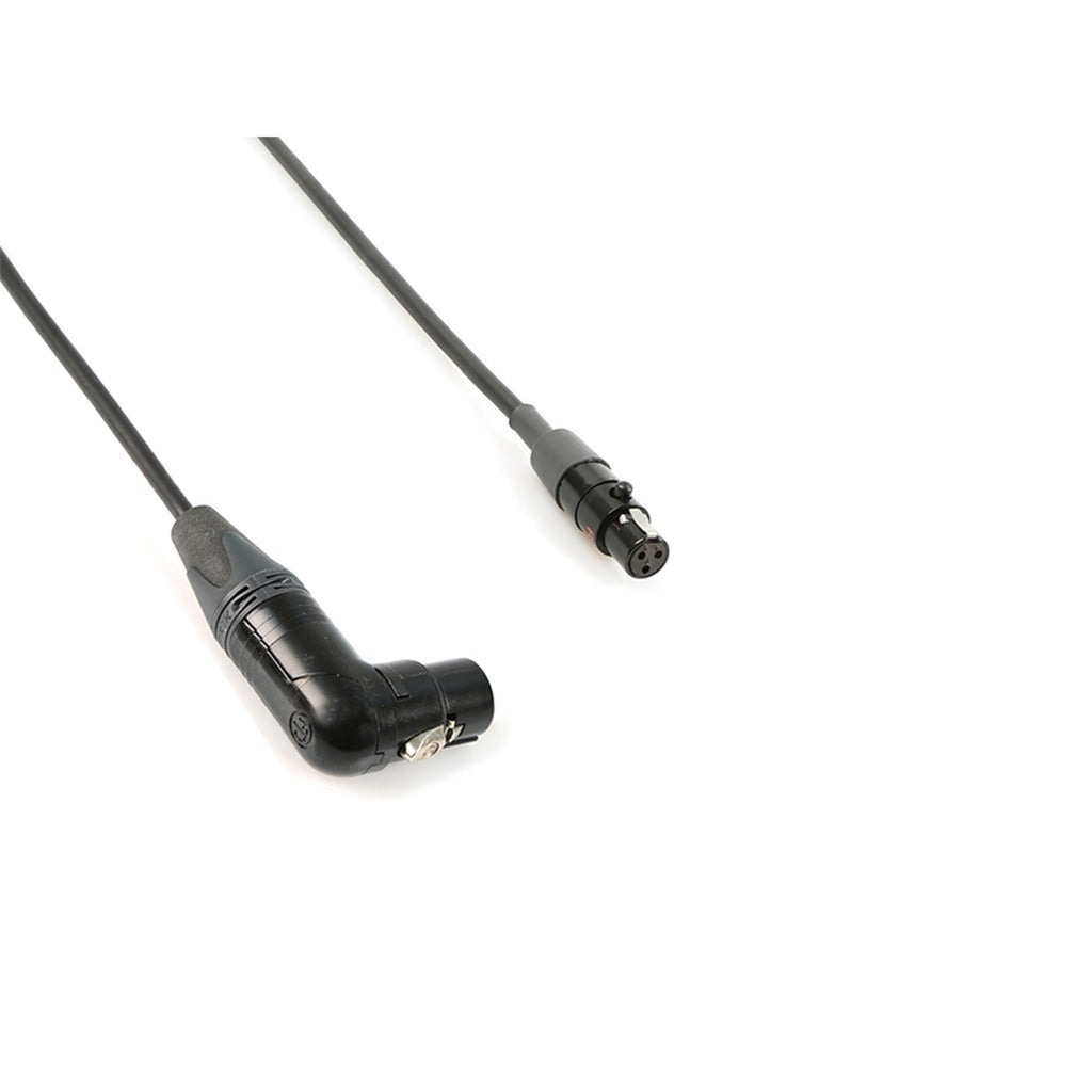 Remote Audio CAX3FRT3F18 Right-Angle XLR3F to TA3F Balanced Adapter Cable 18 in