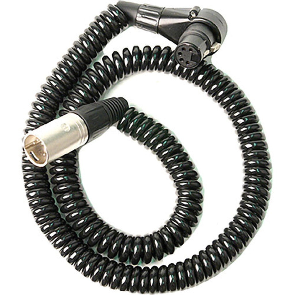 Remote Audio CAXJCOILST Stereo Coiled Jumper XLR5F RA to XLR5M 2 ft to 7 ft