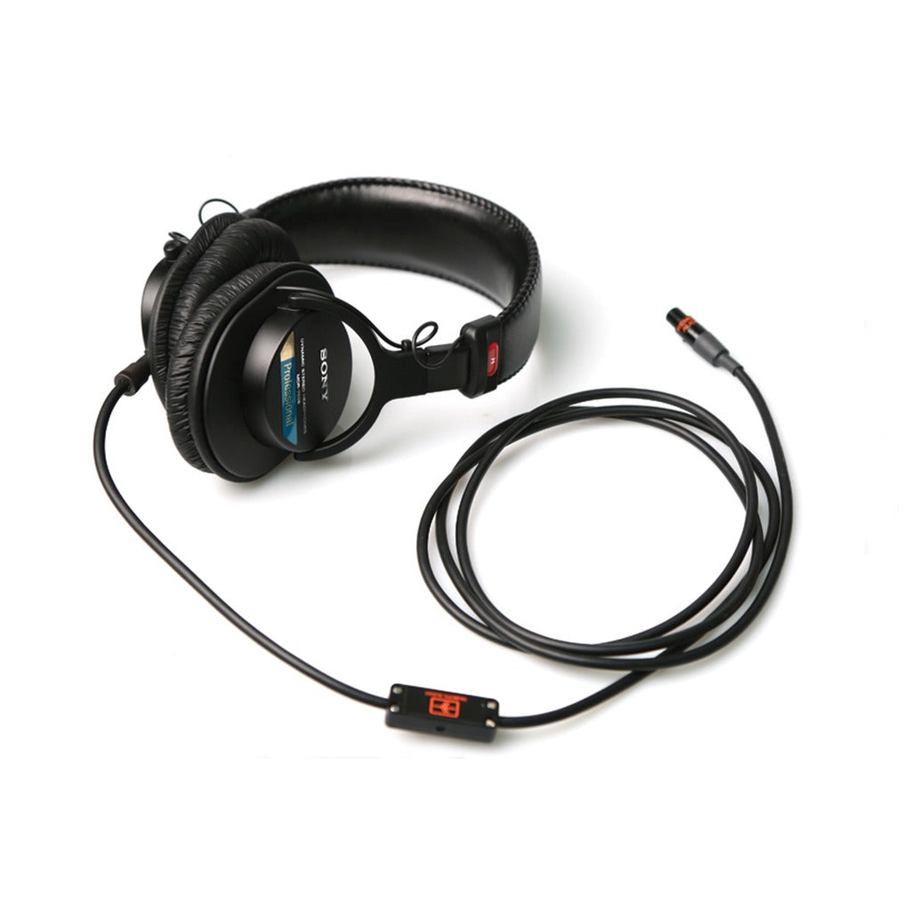 Remote Audio MDR7506ILS-S Modified 7506 Headset Switchable Inline Mic Straight