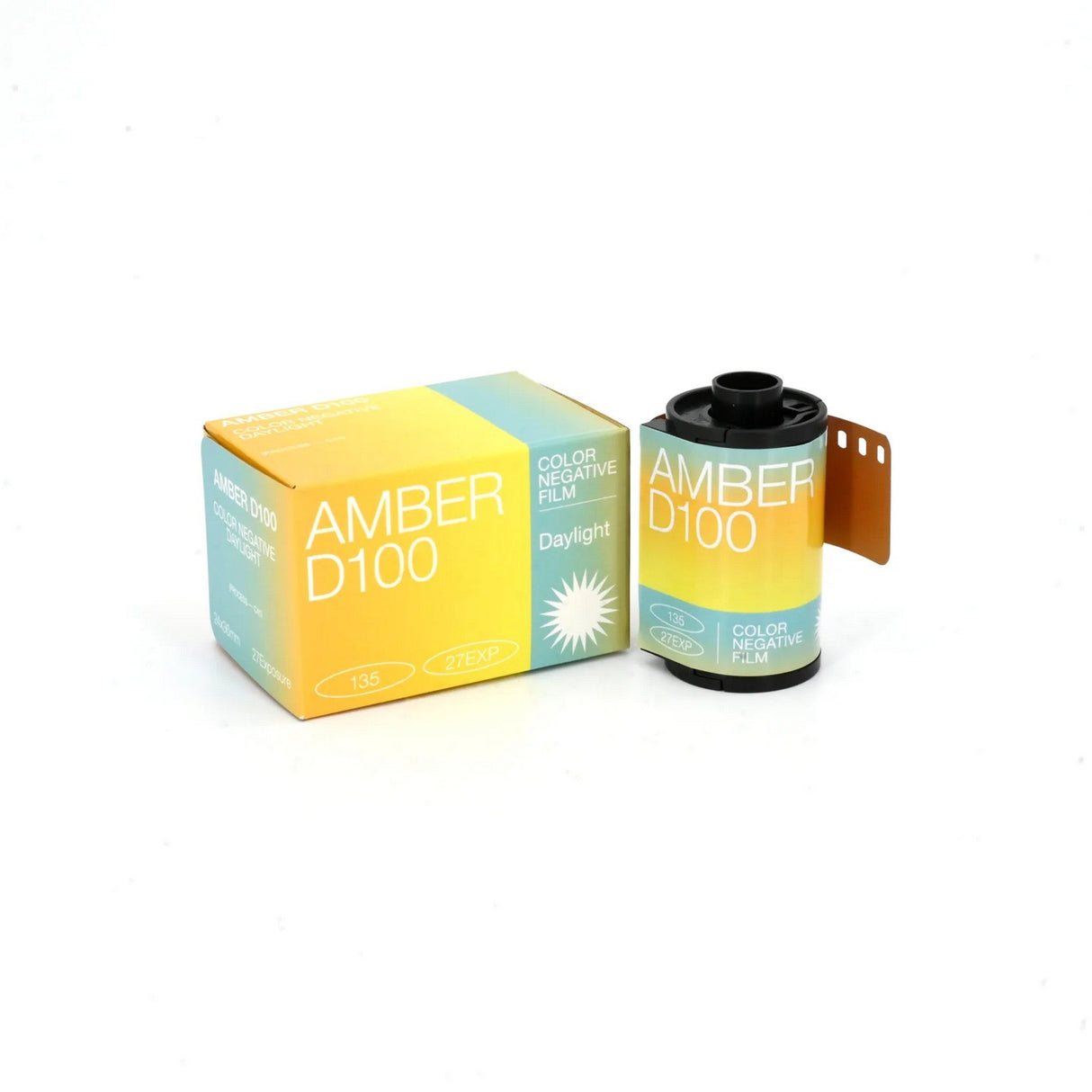 RETOCOLOR Amber D100 100 ISO Color Negative Movie Film 35mm x 27exp.