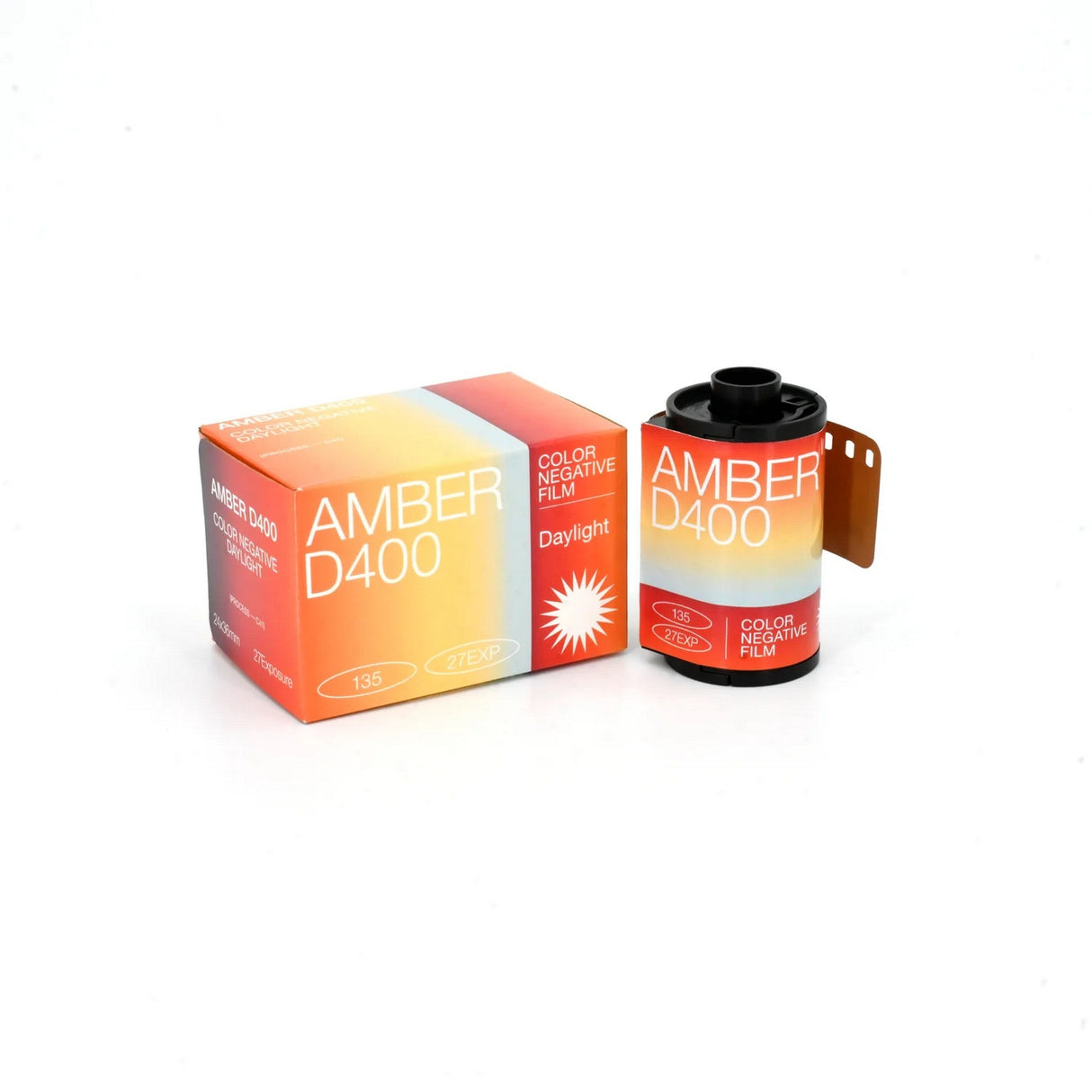RETOCOLOR Amber D400 400 ISO Color Negative Movie Film 35mm x 27exp.