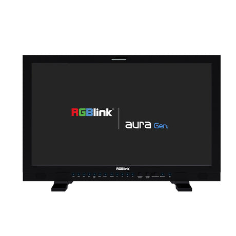 RGBlink 4k/8k Aura UHD Gen 2 Professional Film and Television Production HDR Monitor - 27 inches / No / 2x V-Mount