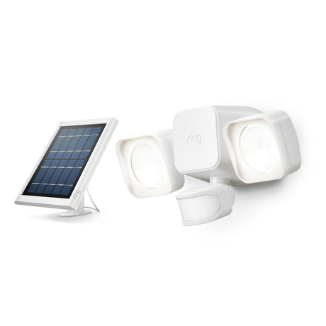 Ring 1200 Lumen Solar Floodlight with Motion Detection - White