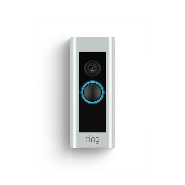 Ring Wired Doorbell Plus with Color Night Vision Satin Nickel