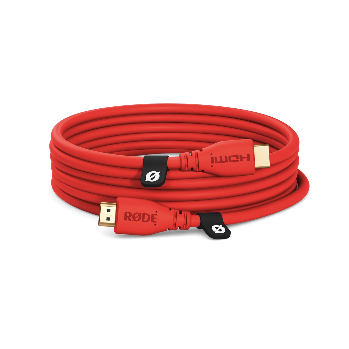 RODE Premium High Speed HDMI Cables with Ethernet - Red / 3-Meters
