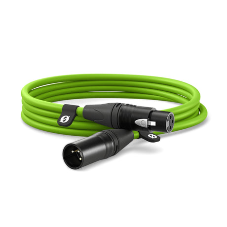 RODE Premium Male to Female XLR Cable 3 or 6-Meter - Green / 3m (10-Feet)