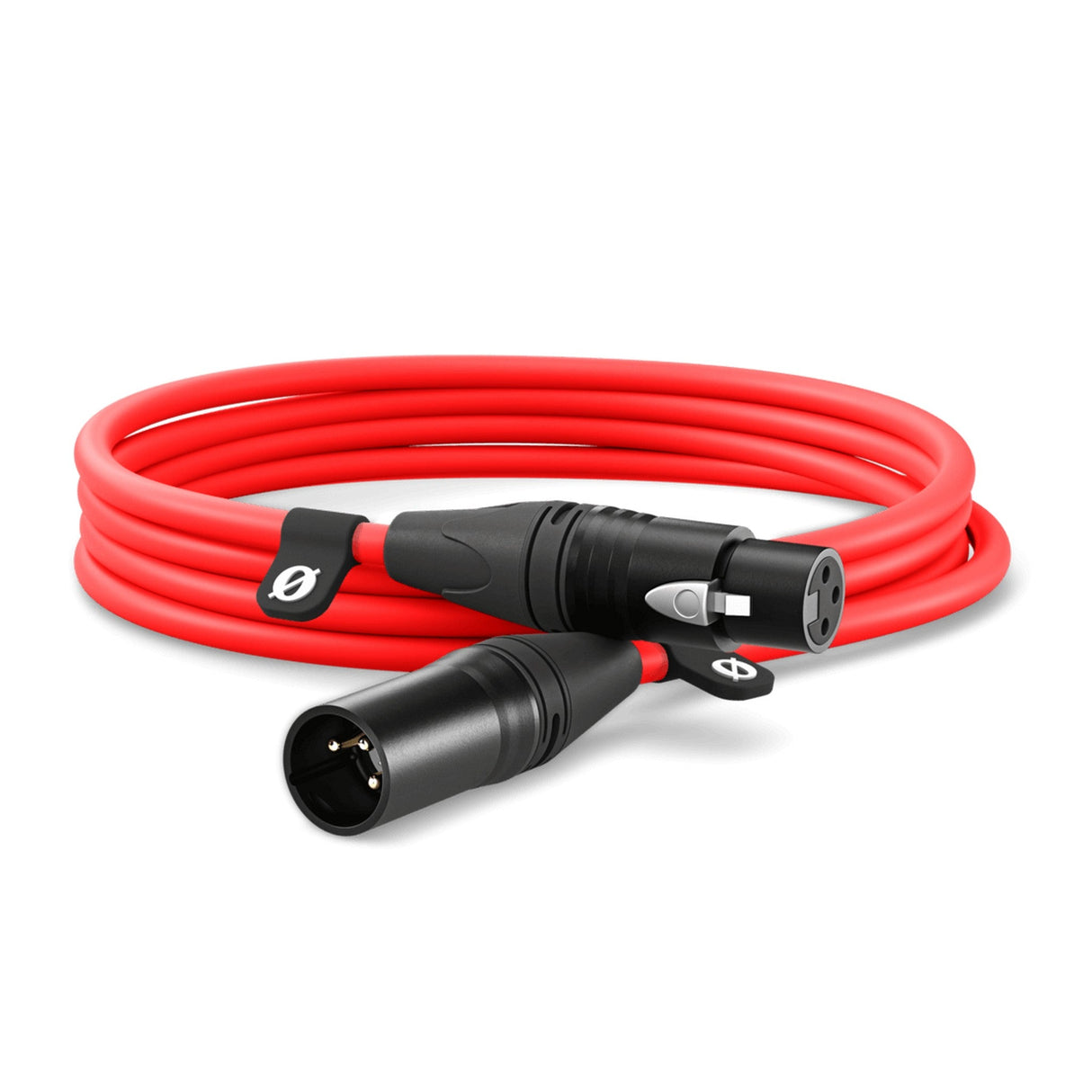 RODE Premium Male to Female XLR Cable 3 or 6-Meter - Red / 3m (10-Feet)