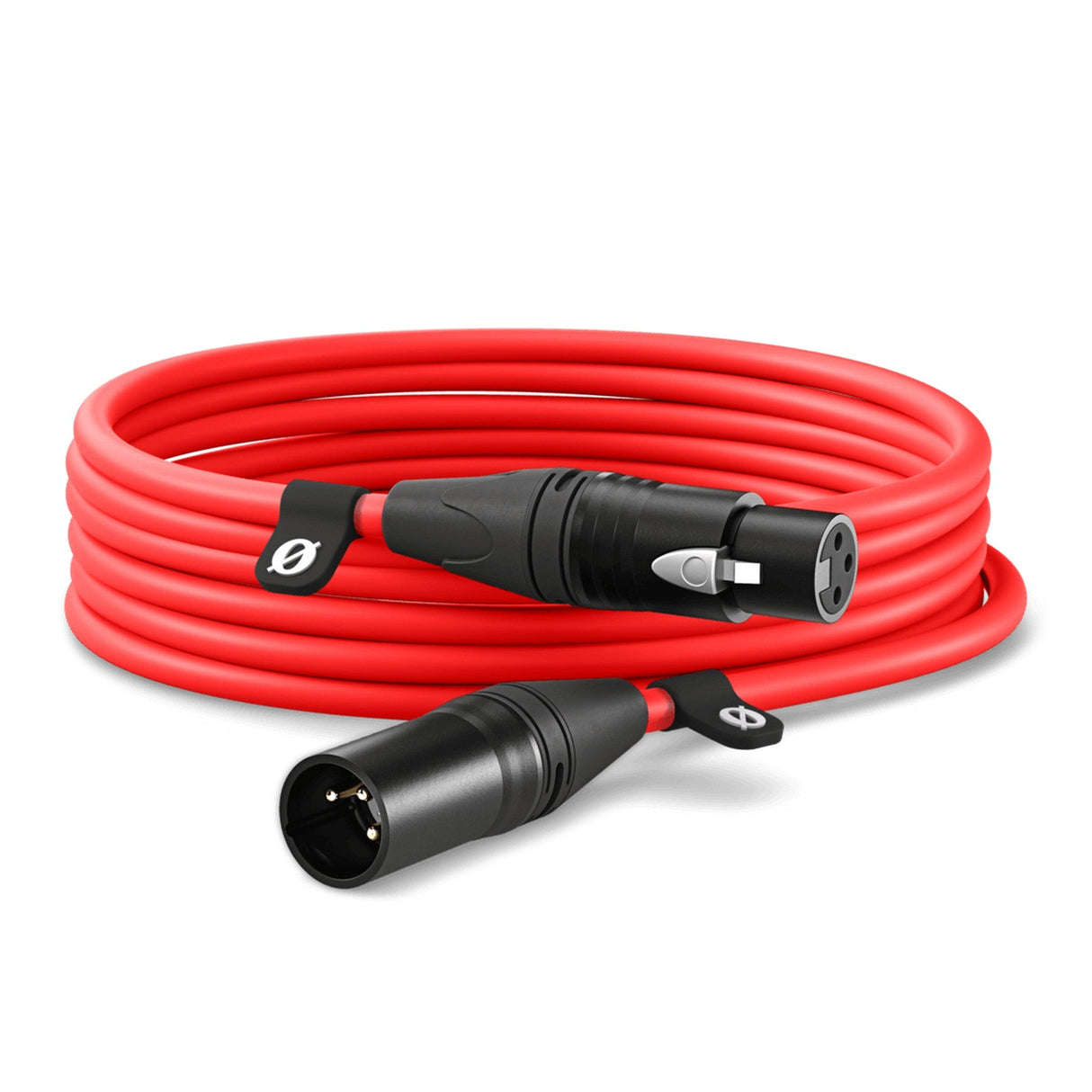 RODE Premium Male to Female XLR Cable 3 or 6-Meter - Red / 6m (20-Feet)