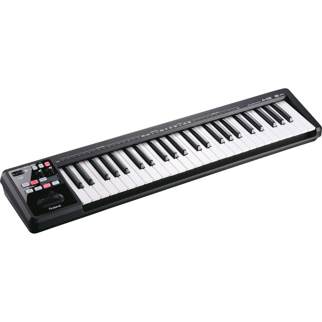 Roland A-49-BK 49-Key MIDI Keyboard Controller with D-BEAM, Black