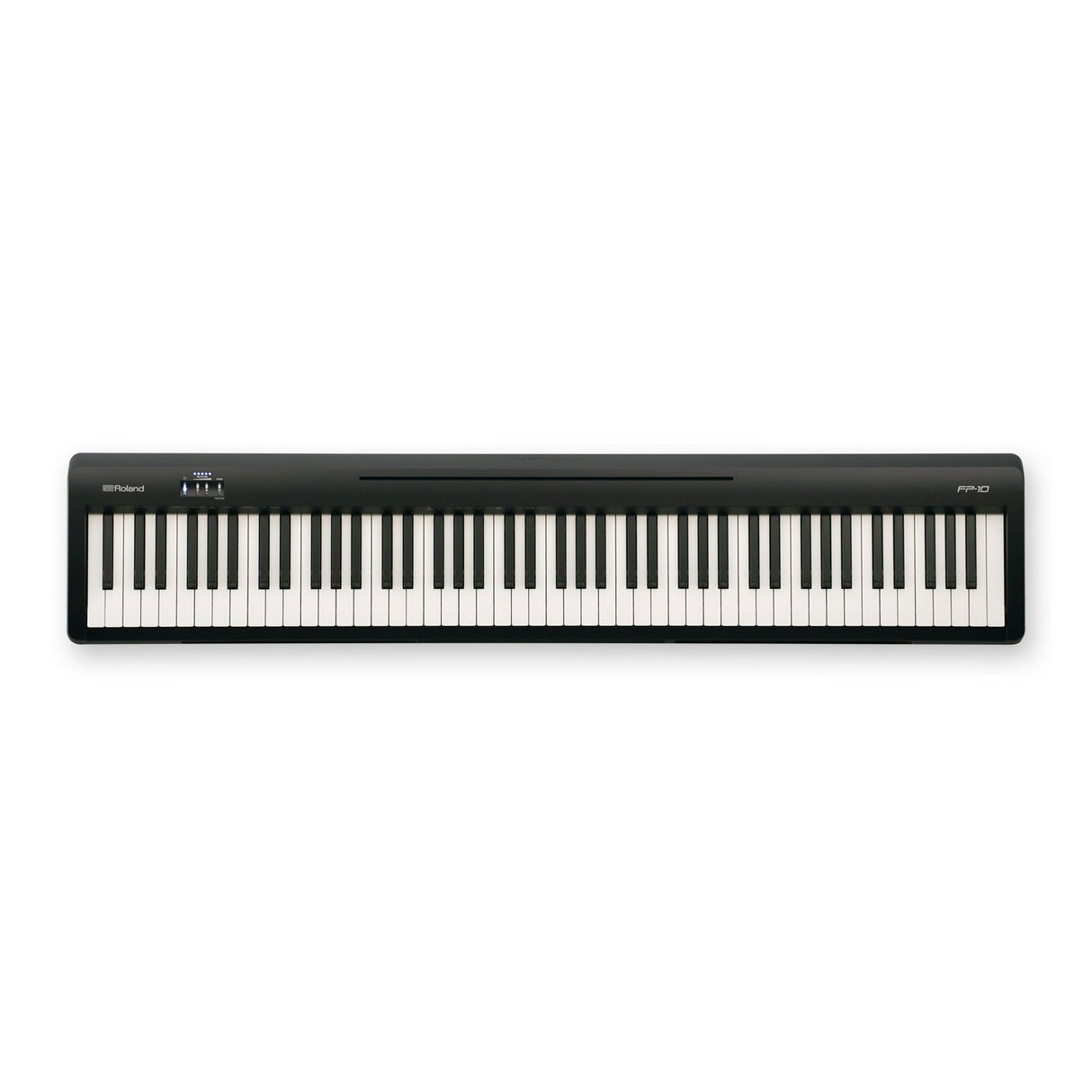 Roland FP-10 88-key digital piano keyboard front view