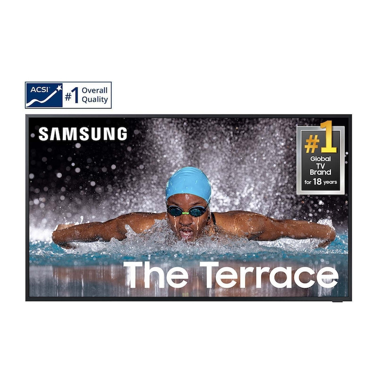 Samsung QN65LST7DAFXZA The Terrace Series Partial Sun Neo QLED 4K Smart Outdoor TV, 65-Inch