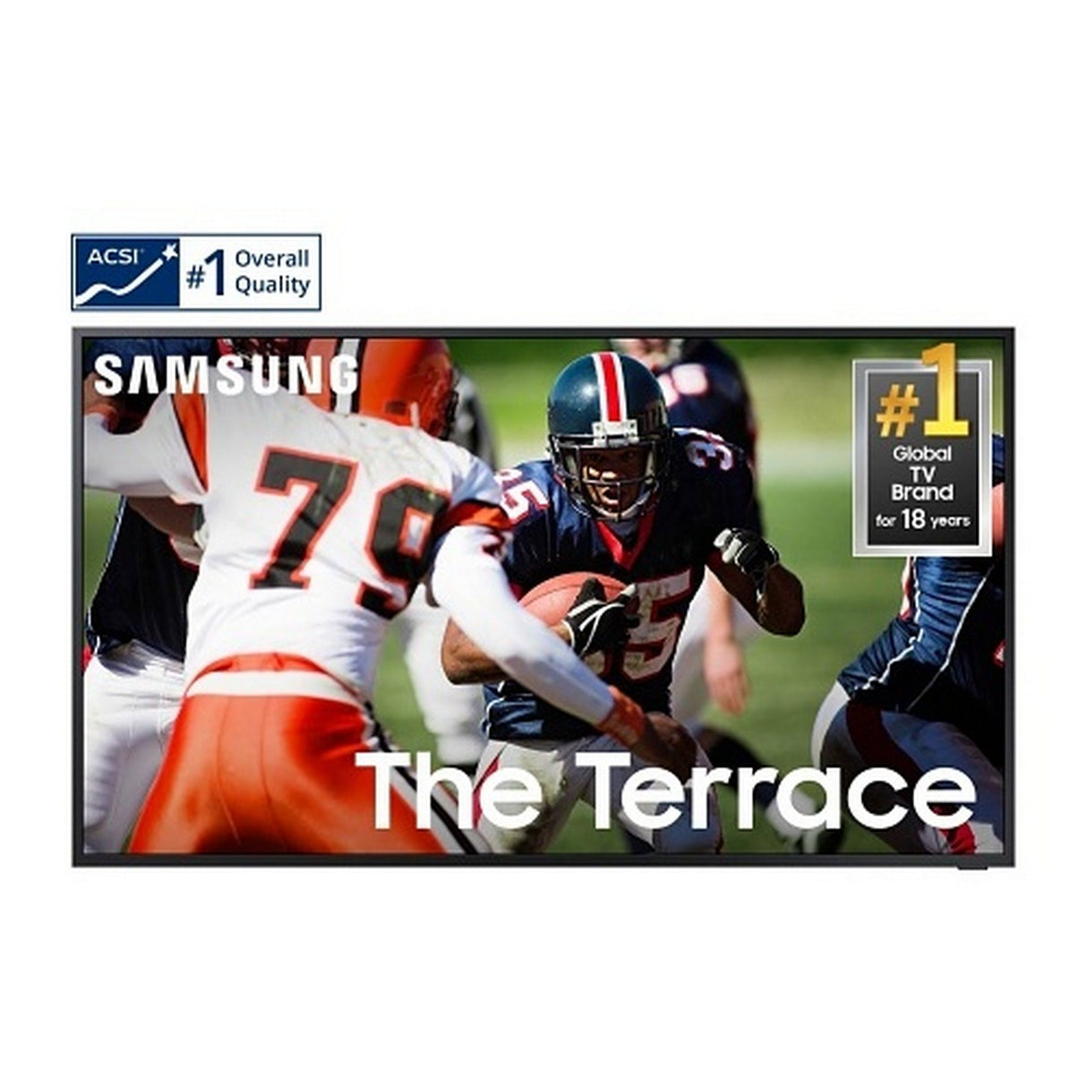 Samsung QN75LST9DAFXZA The Terrace Series Full Sun QLED 4K Outdoor TV, 75-Inch