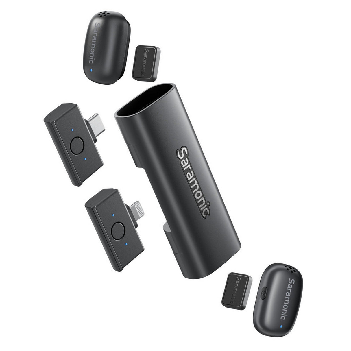 Saramonic AIR-SE-02 2-Person USB-C/Lightning Ultra-Mini Wireless Microphone System, 2.4 GHz