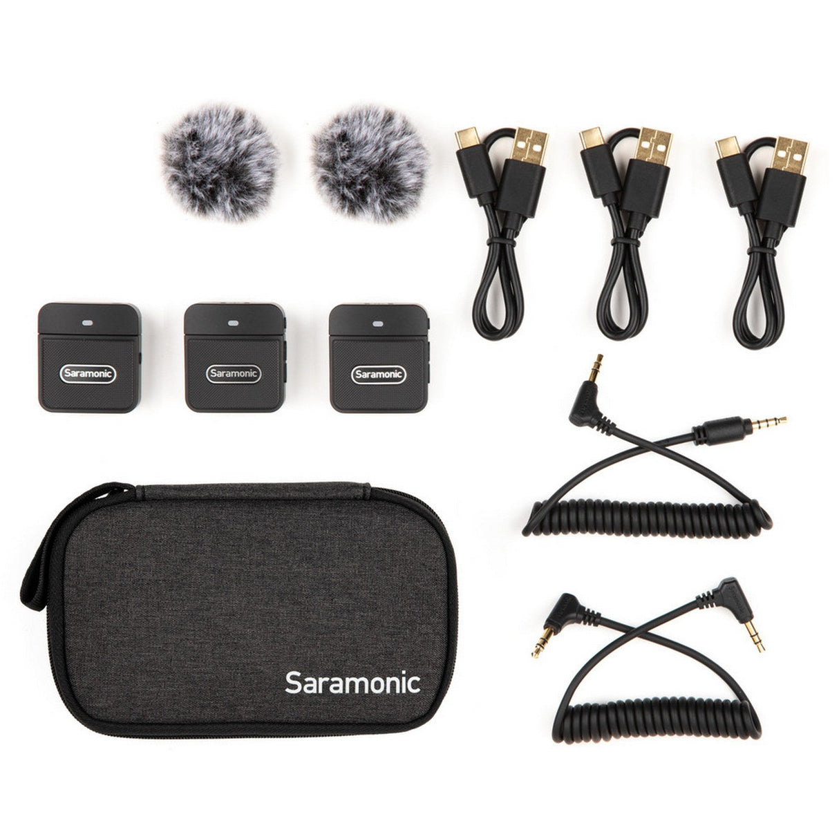 Saramonic Blink 100 Series 2.4 GHz Ultra-Portable Clip-On Wireless Microphone System - 2-Person Clip-On Wireless