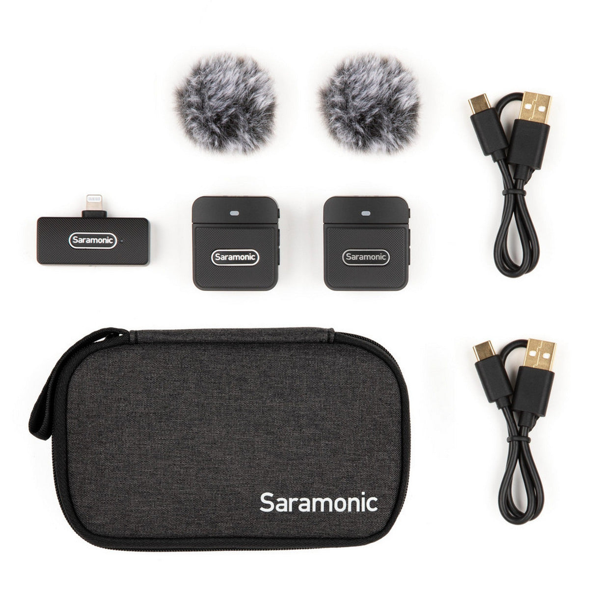 Saramonic Blink 100 Series 2.4 GHz Ultra-Portable Clip-On Wireless Microphone System - 2-Person Clip-On Wireless Mic