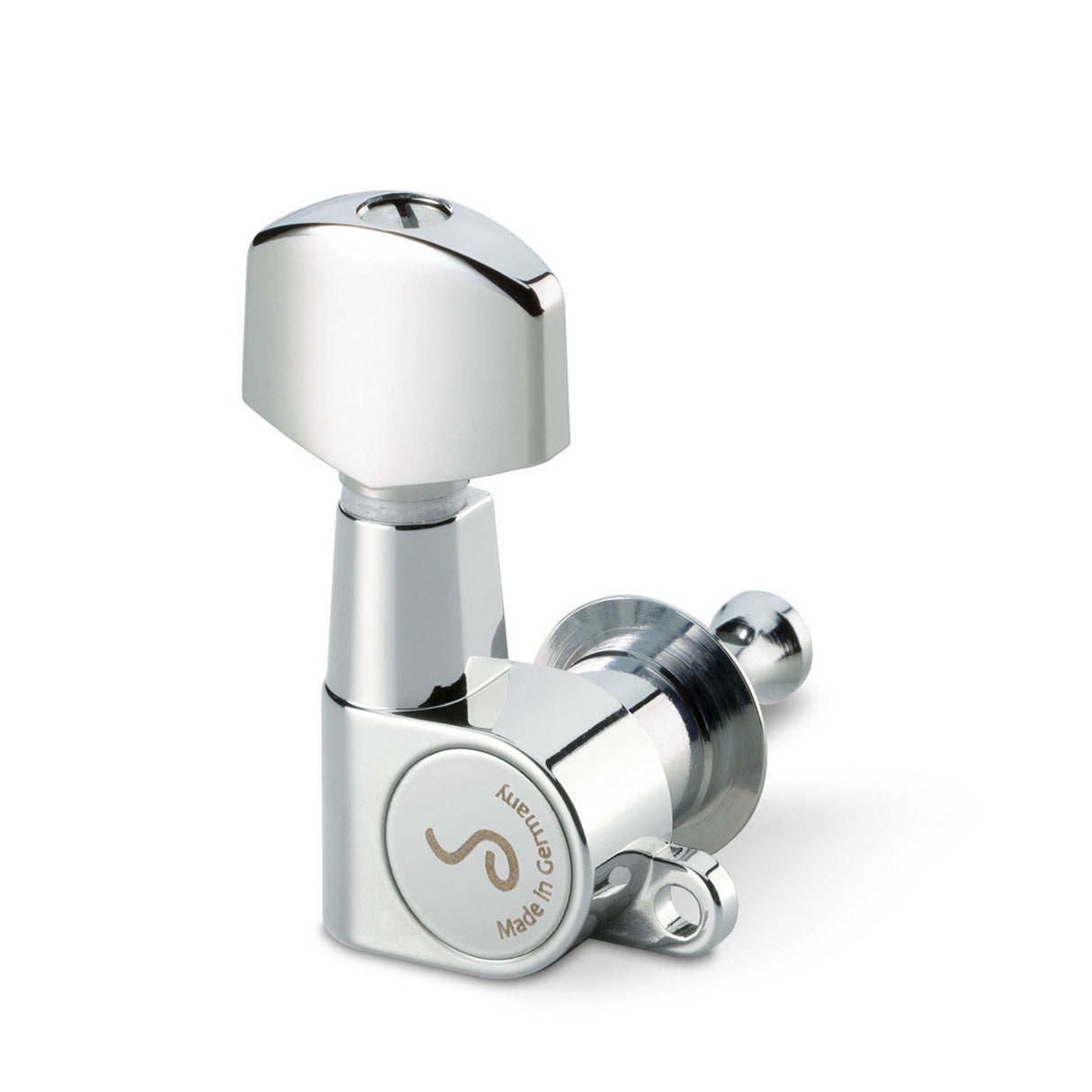Schaller 10040220.01.36 M6 Mini Locking Tuning Machine, Chrome