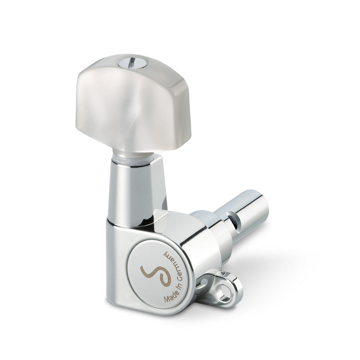 Schaller 10040223.03.36 M6 Mini Locking Tuning Machines, 3L/3R, Chrome