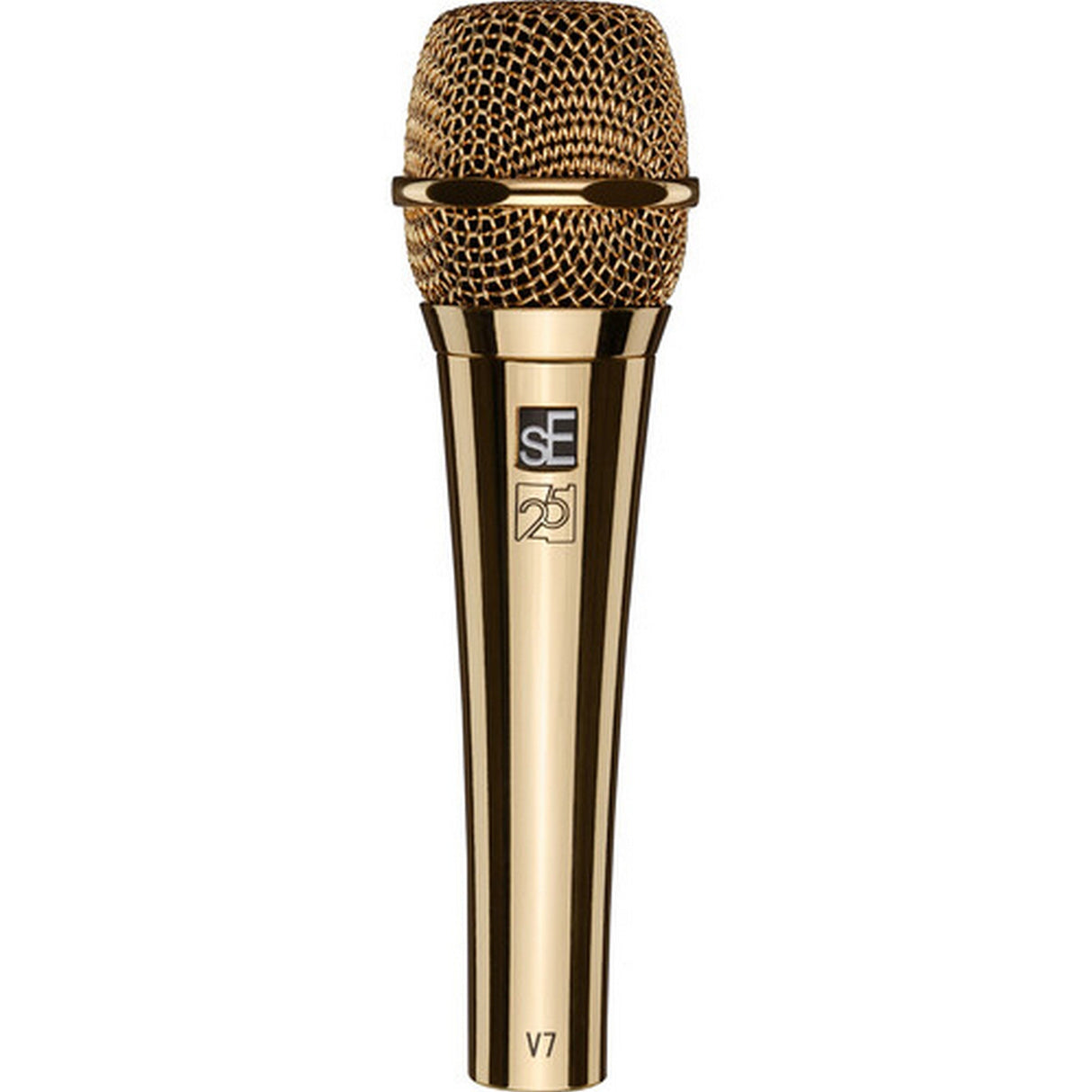 sE Electronics V7 Handheld Supercardioid Dynamic Microphone, Limited Edition Gold