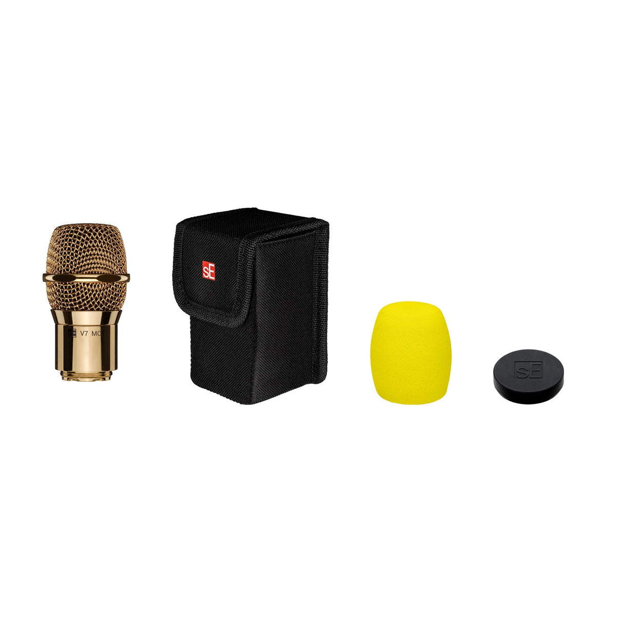 sE Electronics V7 Microphone Capsule 24-Carat Gold Plated Supercardioid for Shure Wireless with MP03 Pouch