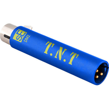 sE Electronics DM2 TNT Active Inline Microphone Preamp with Selectable Gain - Blue