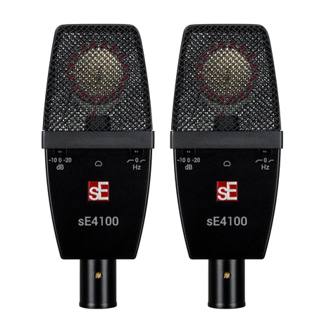 sE Electronics sE4100 Large Diaphragm Cardioid Condenser Microphone - Matched Pair