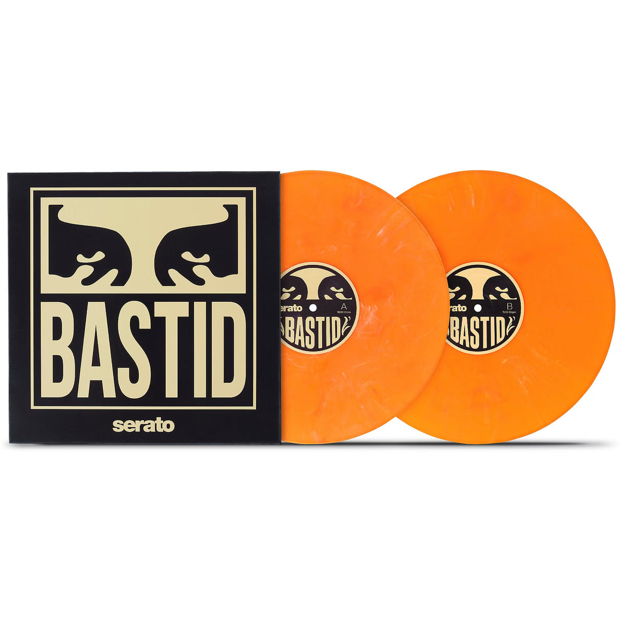 Serato Skratch Bastid x Obey Control Vinyl Hot Sauce Orange