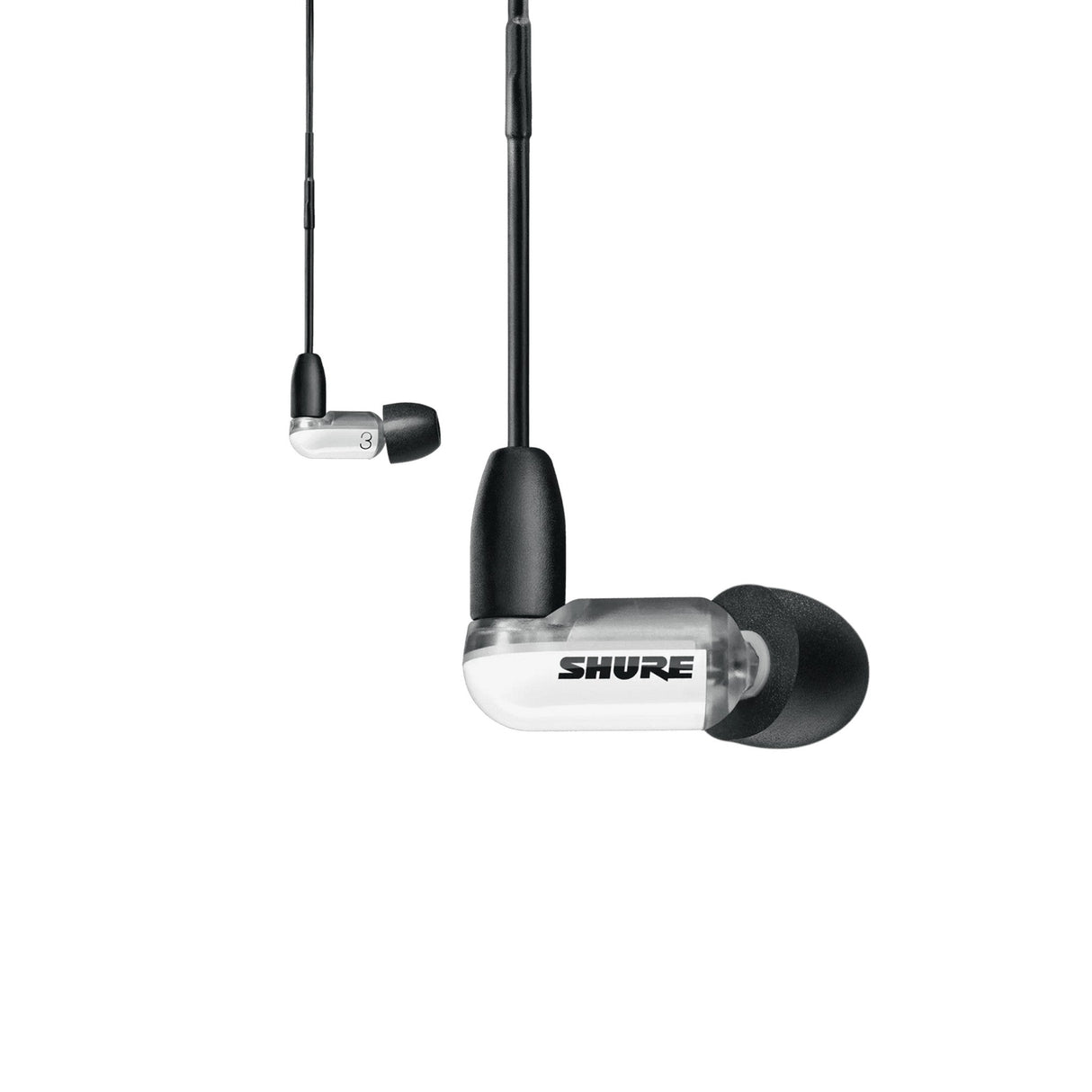 Shure AONIC 3 Wired Sound Isolating In-Ear Headphone - White
