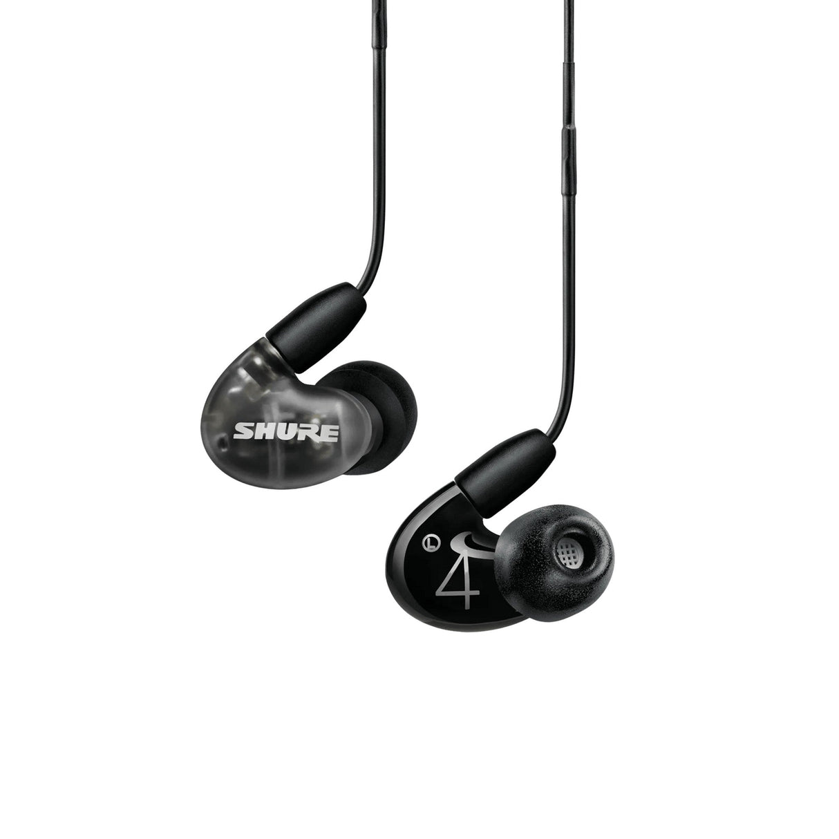 Shure AONIC 4 Wired Sound Isolating In-Ear Headphones - Black/Gray
