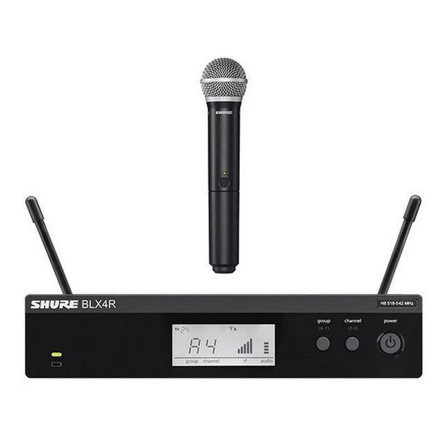 Shure BLX24R/PG58 Wireless Handheld Microphone System H11 572-596 MHz