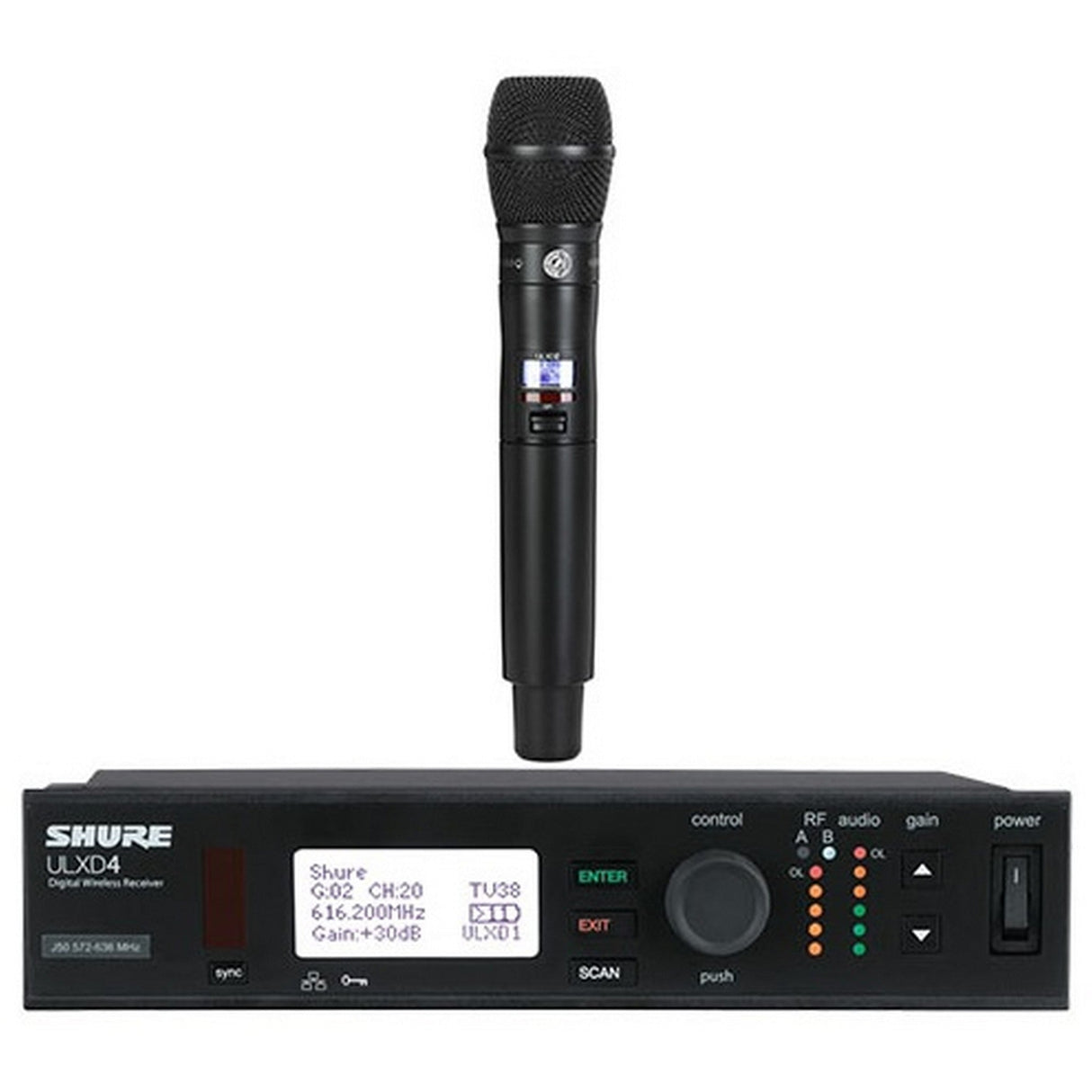 Shure ULXD24/KSM9HS Handheld Wireless Microphone System H50 534-598 MHz