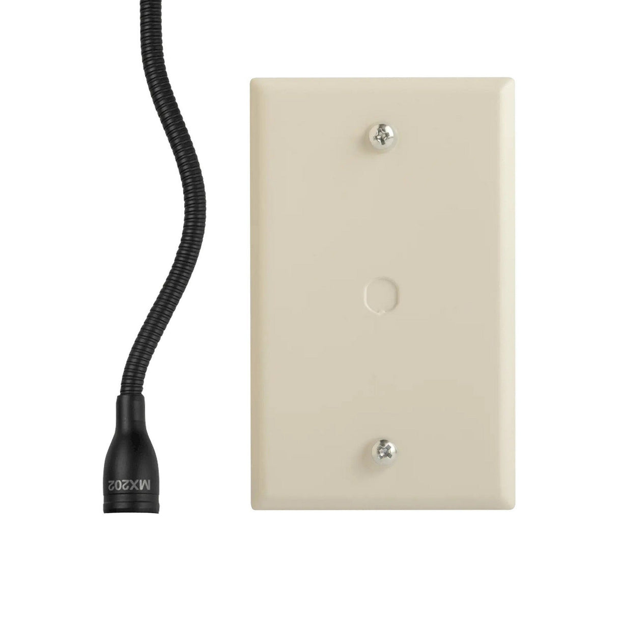 Shure MX202BP/N Mini-Condenser Overhead Microphone with Plate Mount Preamp No Cartridge