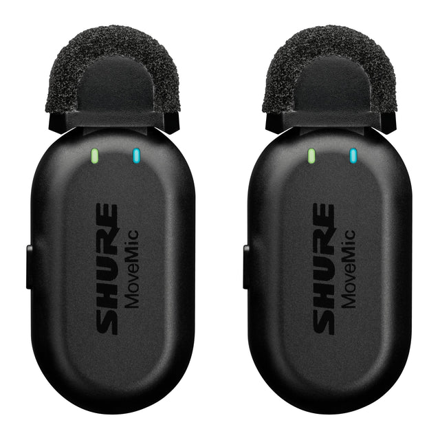 Shure MoveMic Two 2-Channel Wireless Lavalier Microphone Z7 (Used) - used