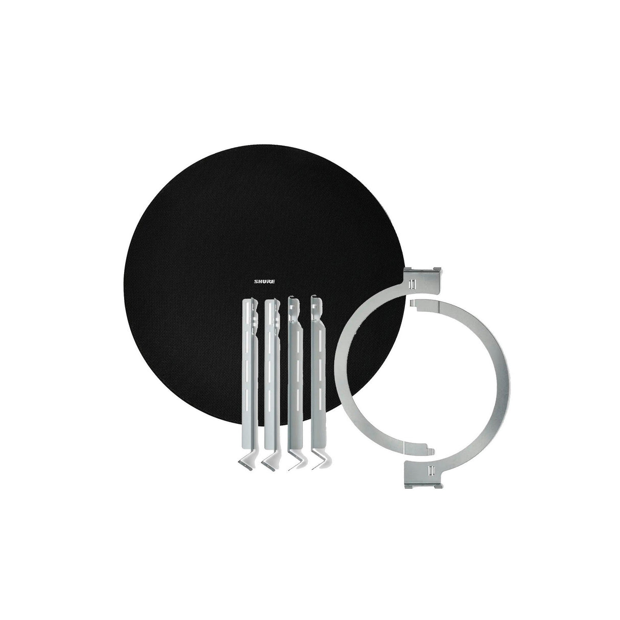 Shure MXP-5 Ceiling Mount Passive Loudspeaker Single - MXP-5 Ceiling Loudspeaker w/Tilebridge / Black