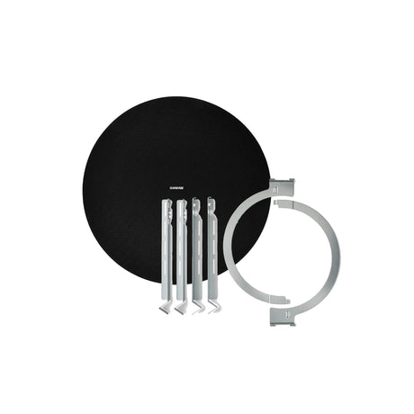 Shure MXP-5 Ceiling Mount Passive Loudspeaker Single - MXP-5 Ceiling Loudspeaker w/Tilebridge / Black