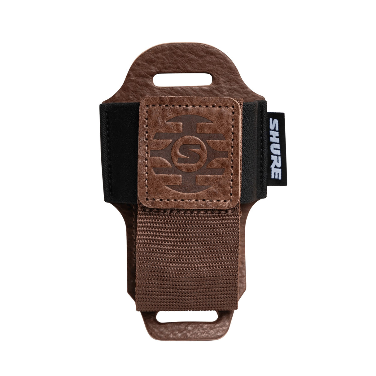 Shure Premium Leather Wireless Bodypack Transmitter Pouch - Brown