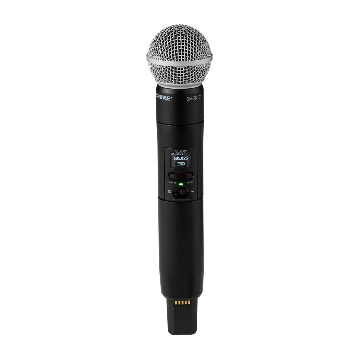 Shure SLXD2+/58 Digital Wireless Handheld Microphone Transmitter with SM58 (G57 Band)