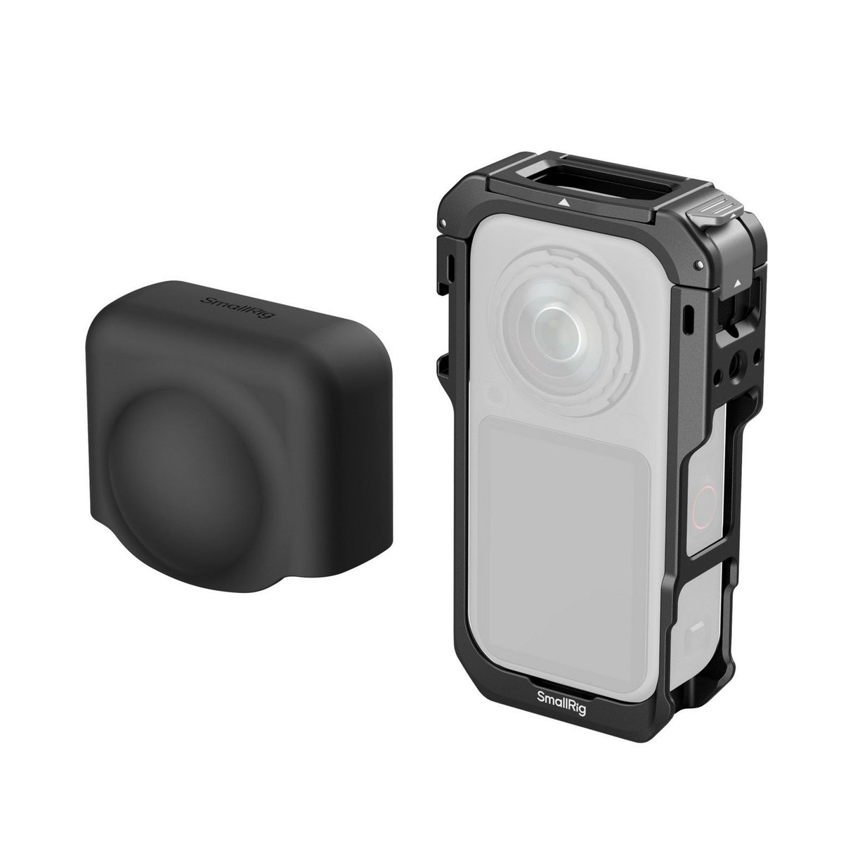 SmallRig 6965 Protective Cage with Silicone Lens Cap for Insta360 X6